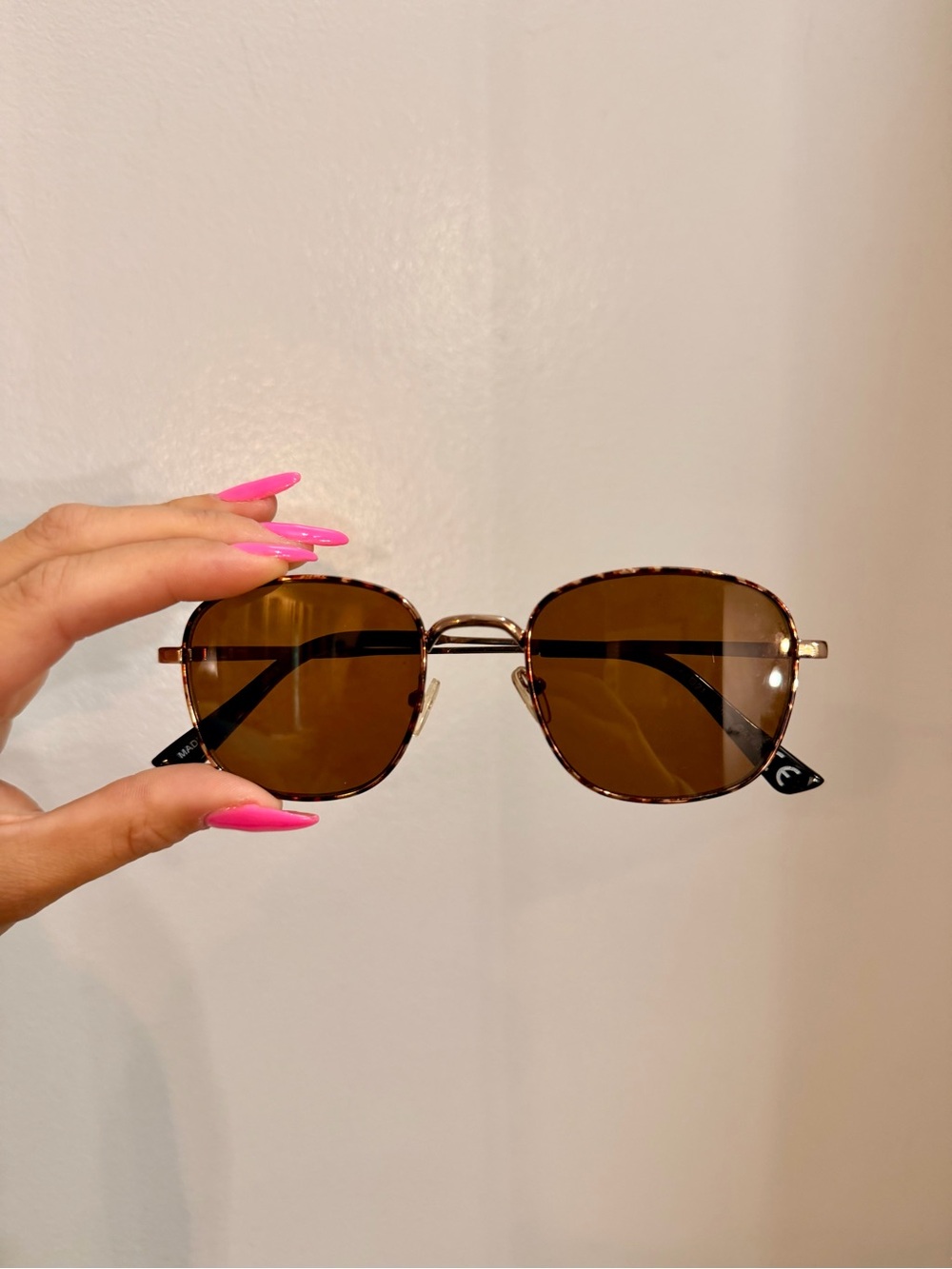 Brown Tortoiseshell Square Sunglasses